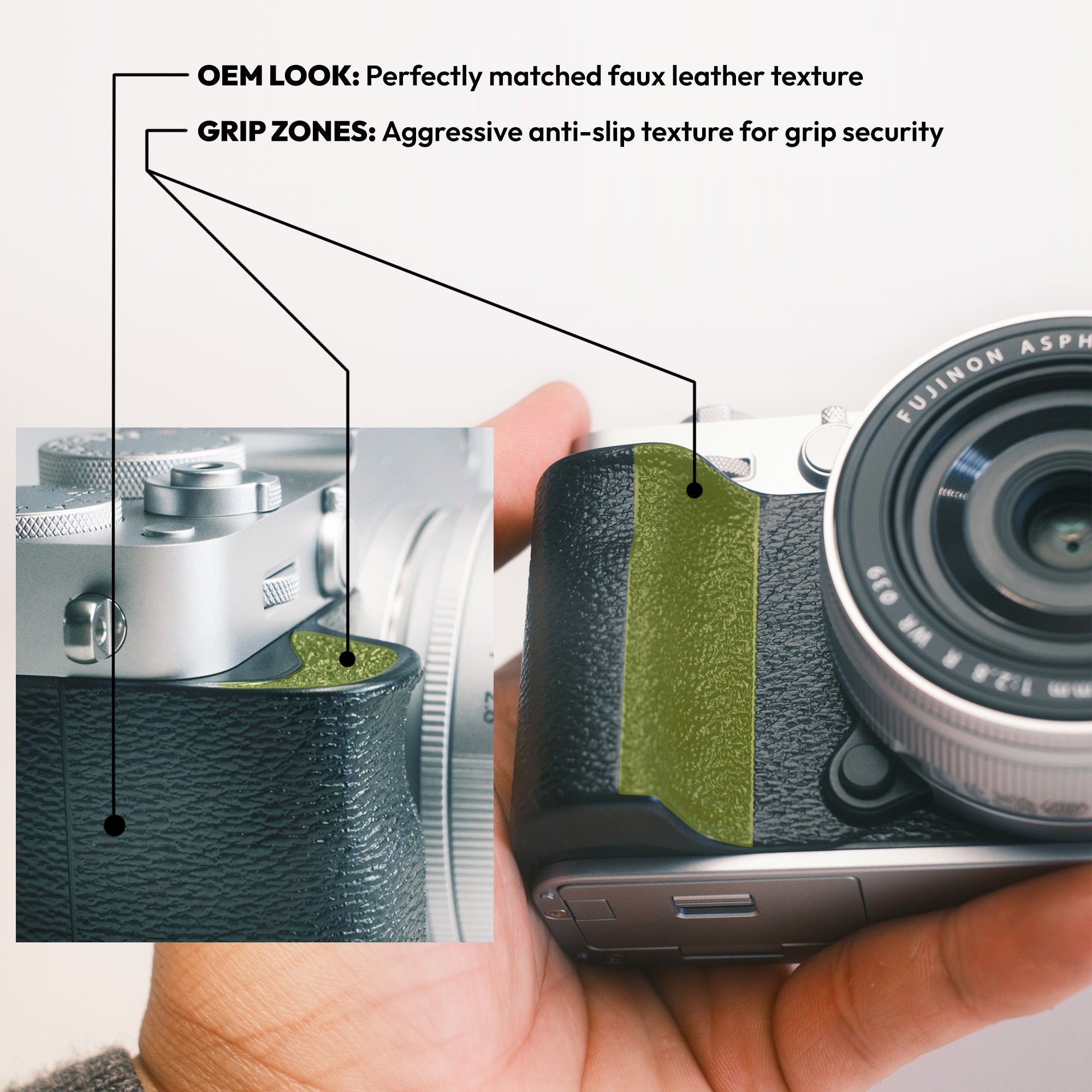 Fujifilm X-E5 Full Ergonomic Grip · OpenGlass Studio